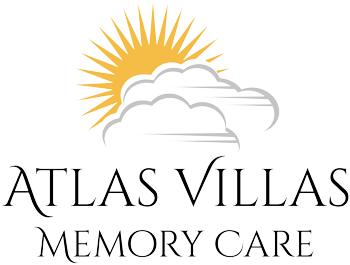 The Atlas Villas Memory Care logo on a transparent background